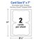 Avery Glossy White Invitation Cards, 5" x 7" Rectangle Flourished Edge